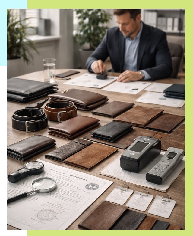 Сертификация кожаных изделий в Куйбышеве от 12443 р. | Алешин-Кбш