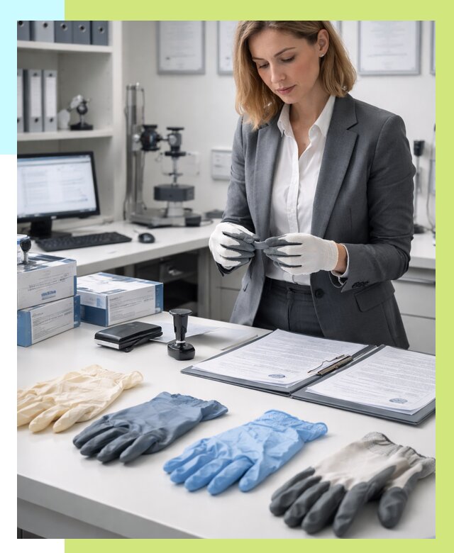 Сертификация перчаток в Куйбышеве от 8814 р. | Алешин-Кбш