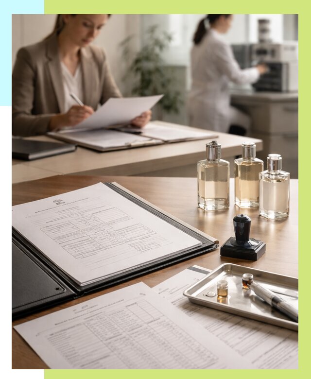 Сертификация парфюмерии в Куйбышеве от 15554 р. | Алешин-Кбш