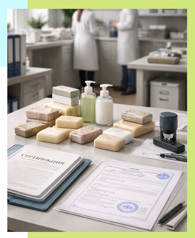 Сертификация мыла и сертификат на мыло в Куйбышеве от 12443 | Алешин-Кбш