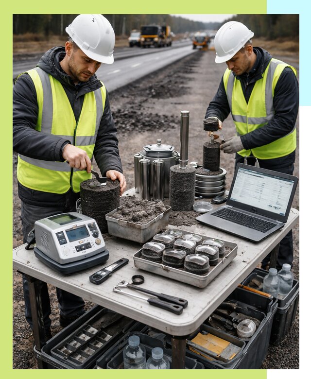 Сертификация асфальта: испытания и подтверждение в Куйбышеве