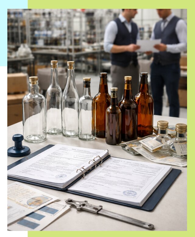 Сертификация стеклянных бутылок в Куйбышеве от 25923 р. | Алешин-Кбш