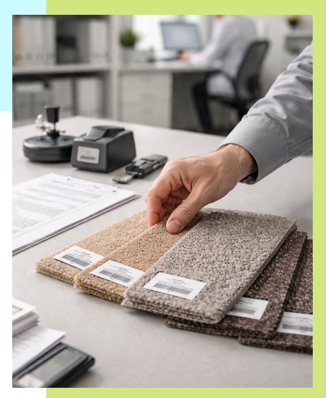 Сертификация ковролина в Куйбышеве от 15554 р., Алешин-Кбш