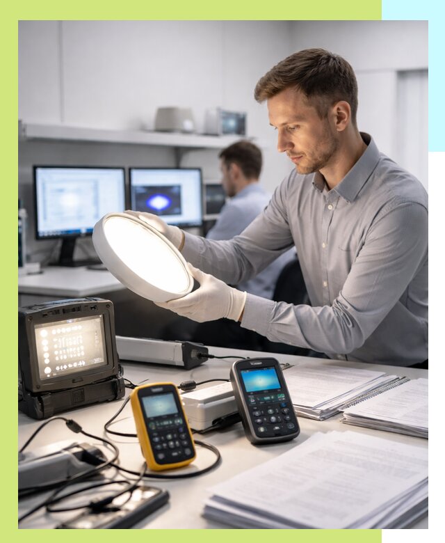 Сертификация светильников в Куйбышеве: испытания и оформление