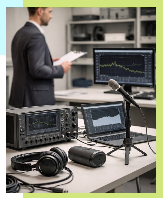 Сертификация аудиотехники в Куйбышеве от 15554 р., Алешин-Кбш