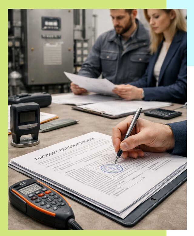 Оформление паспорта эксплуатации оборудования в Куйбышеве