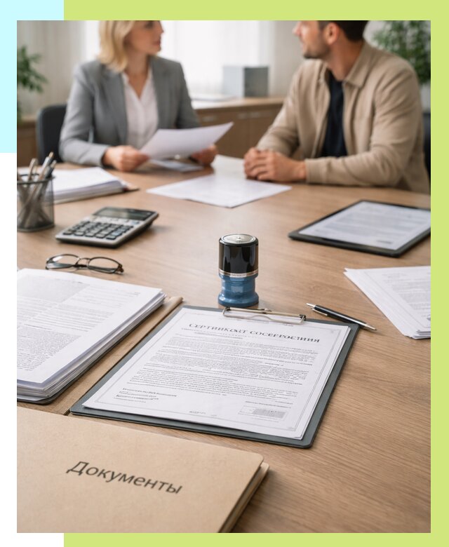 Сертификат соответствия на продукцию в Куйбышеве от 15554 р.|Алешин-Кбш