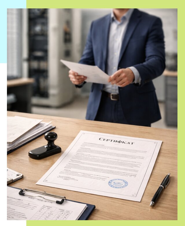 Сертификат на оборудование в Куйбышеве от 15554 р. | Алешин-Кбш