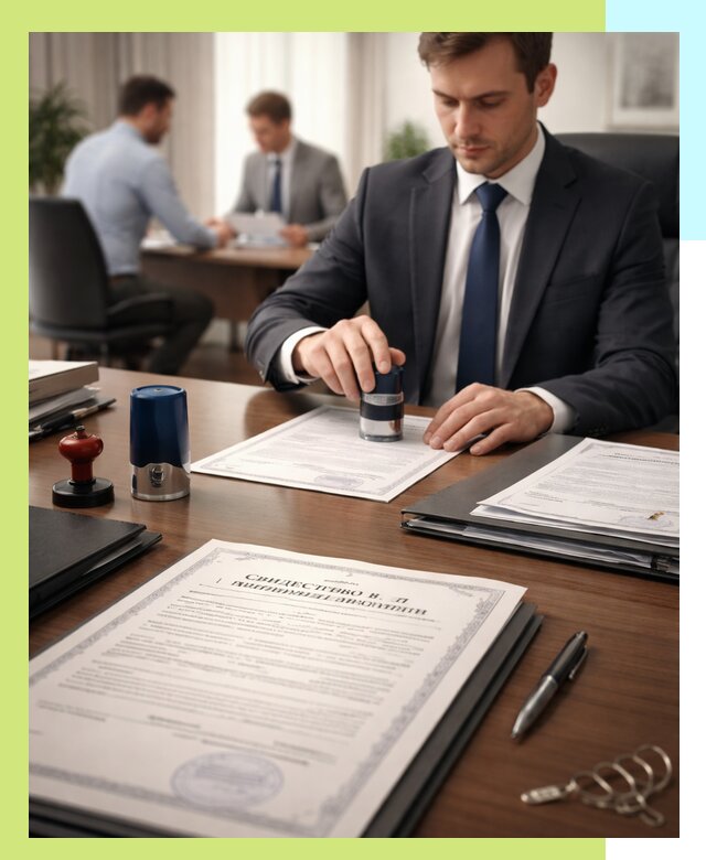 Оформление свидетельства о государственной регистрации в Куйбышеве