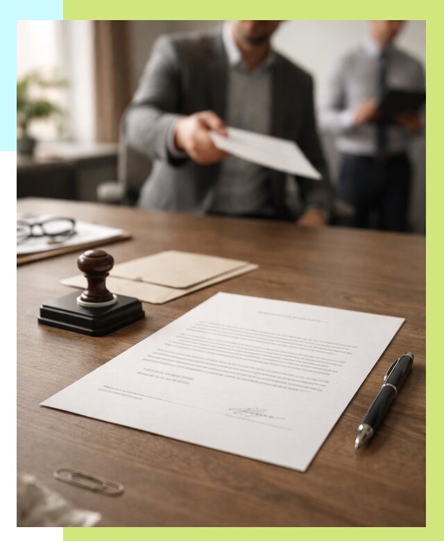 Отказное письмо по сертификации в Куйбышеве от 3629 р. | Алешин-Кбш