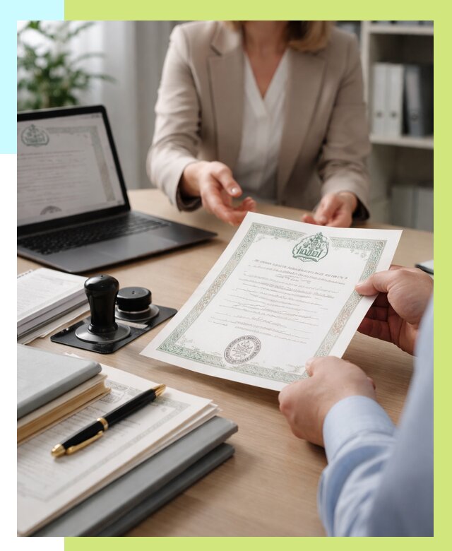 Халяль сертификат в Куйбышеве, получить от 15554 р. | Алешин-Кбш