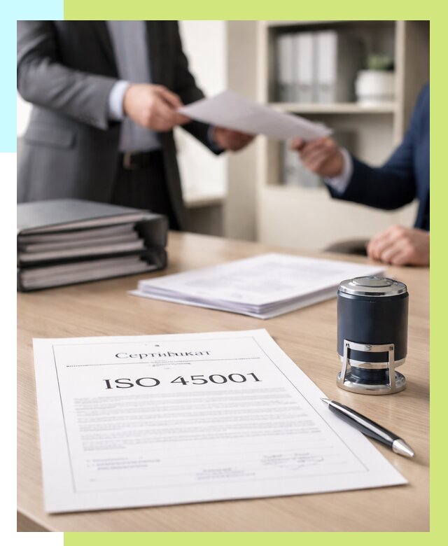 Сертификат ISO 45001 в Куйбышеве под ключ от 46661 р. | Алешин-Кбш