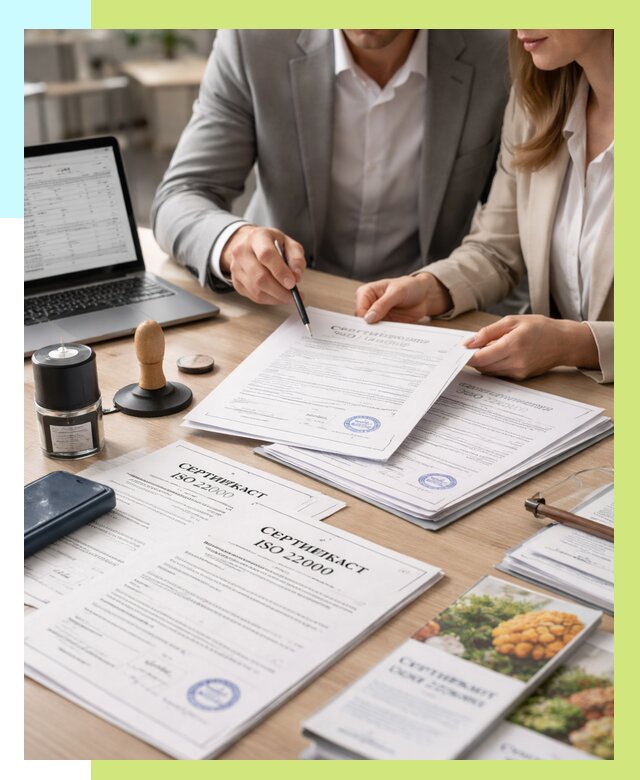 Сертификат ISO 22000 в Куйбышеве от 41476 р. под ключ | Алешин-Кбш