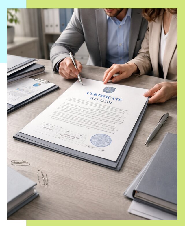 Сертификат ISO 22301 в Куйбышеве от 46661 р. | Алешин-Кбш срочно